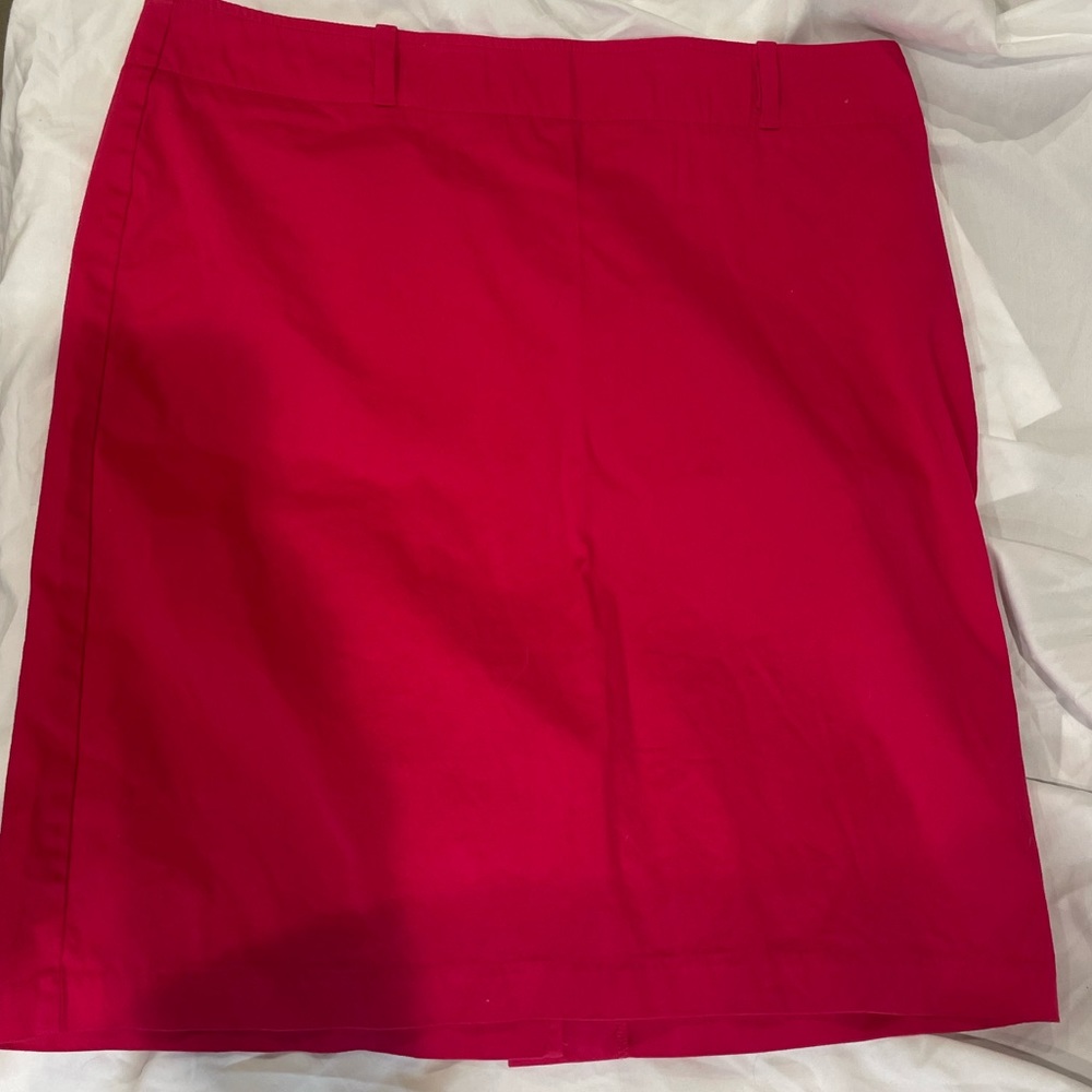 Red skirt